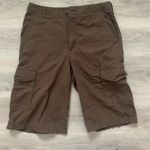 Vintage Quicksilver brown cargo shorts